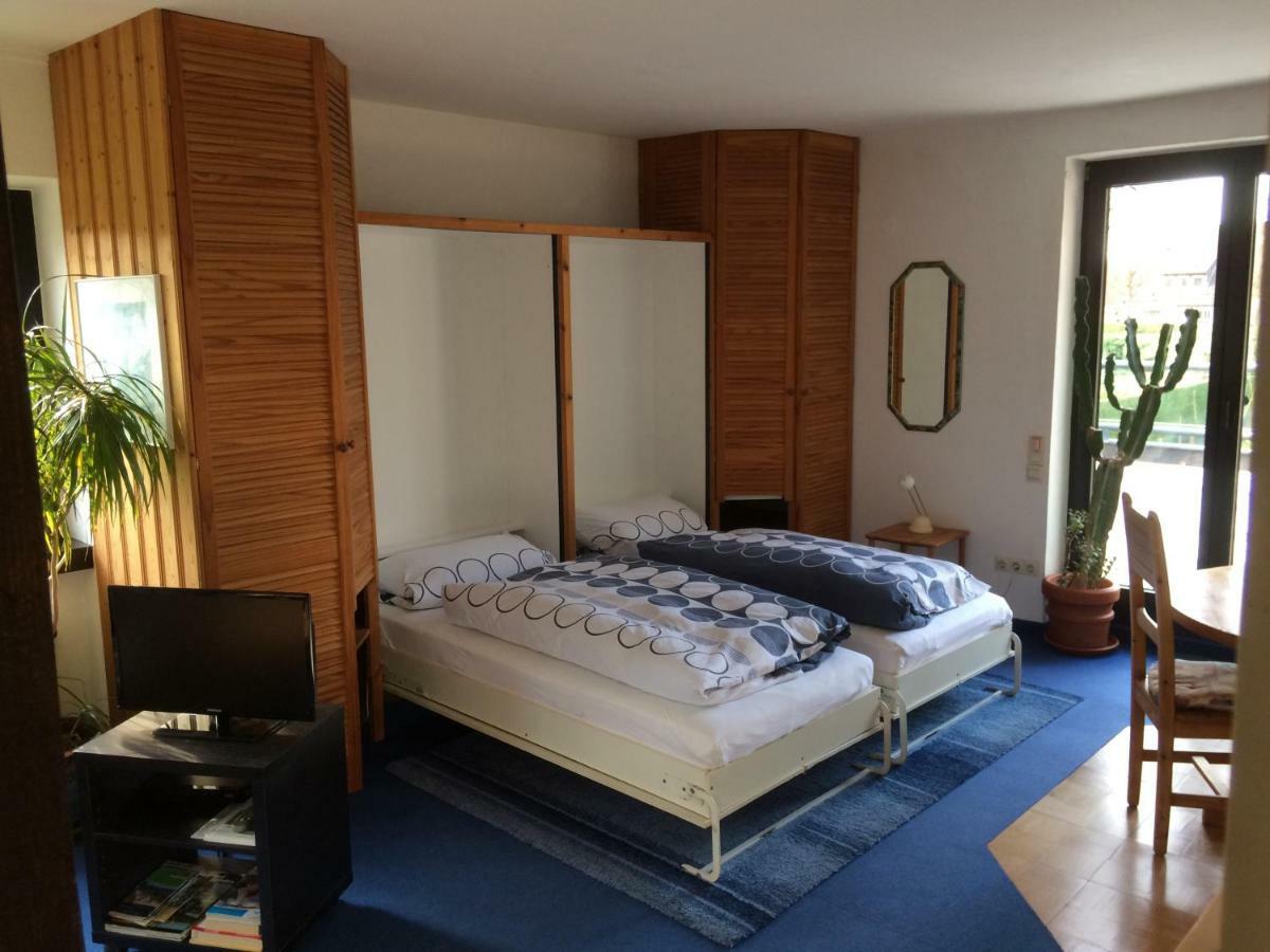 Idyllische Stadtrandwohnung Munster  Eksteriør bilde