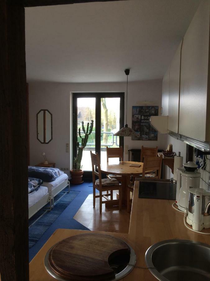 Idyllische Stadtrandwohnung Munster  Eksteriør bilde