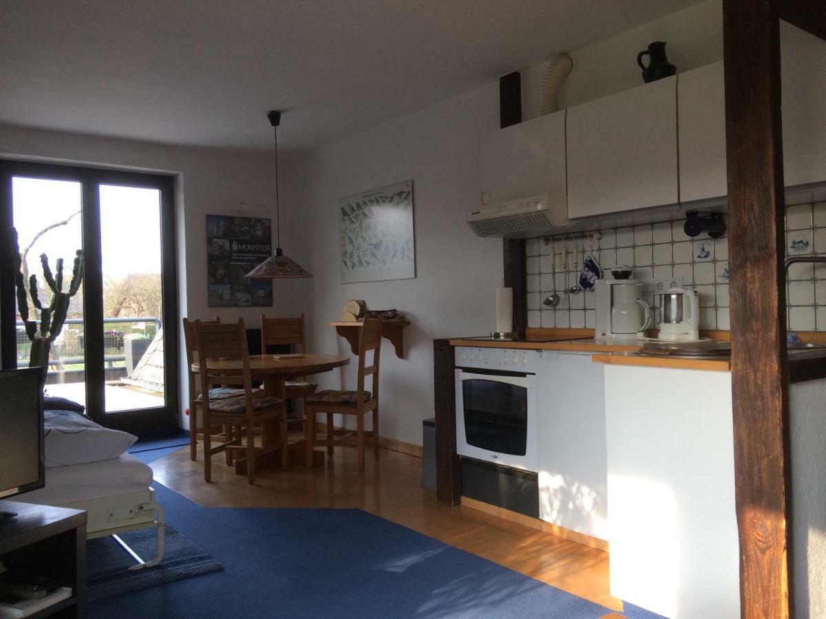 Idyllische Stadtrandwohnung Munster  Eksteriør bilde